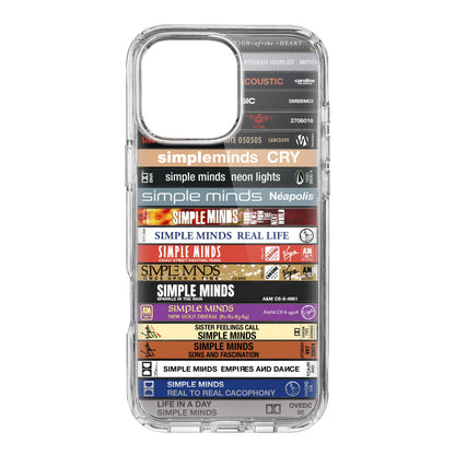 Simple Minds Albums Cassette Collection Retro Phone Case