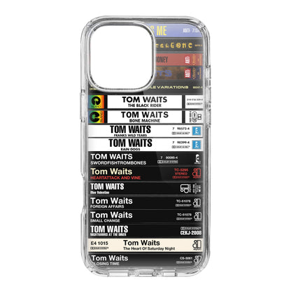 Tom Waits Albums Cassette Collection Retro Phone Case