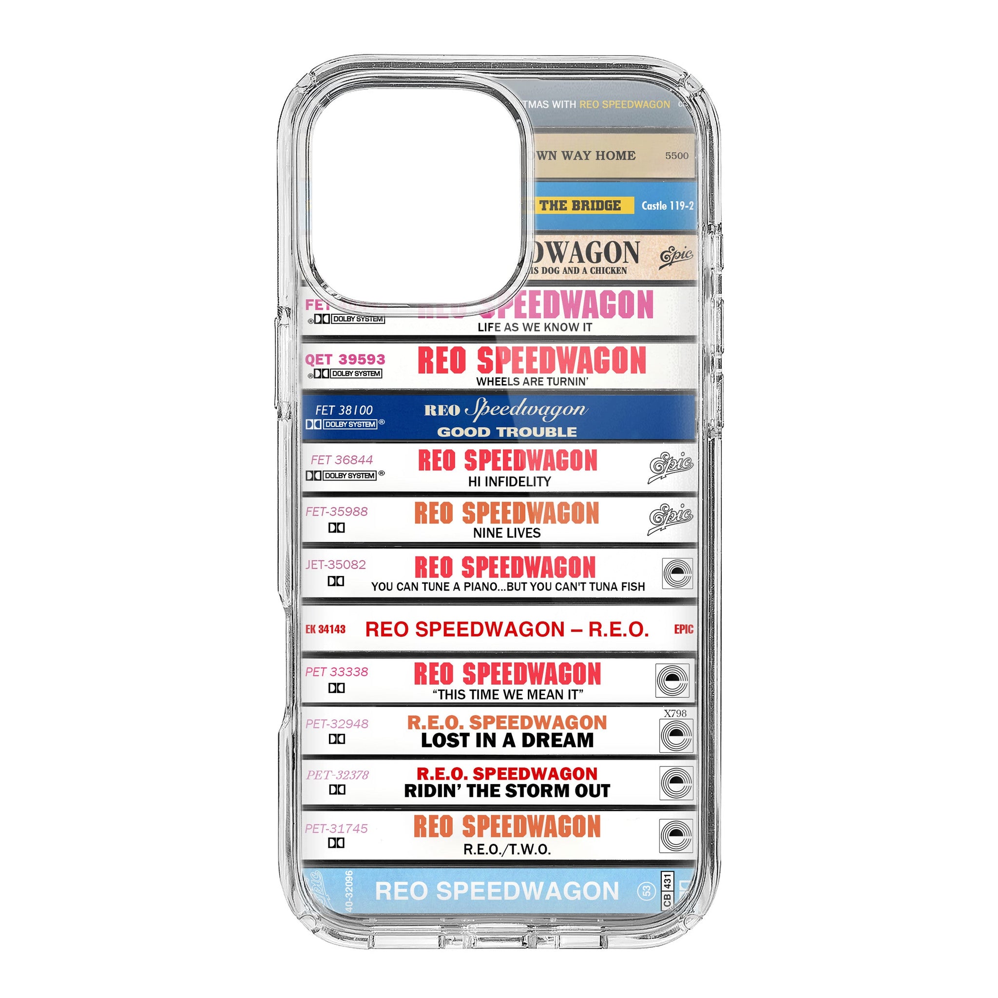 REO Speedwagon Albums Cassette Collection Retro Phone Case