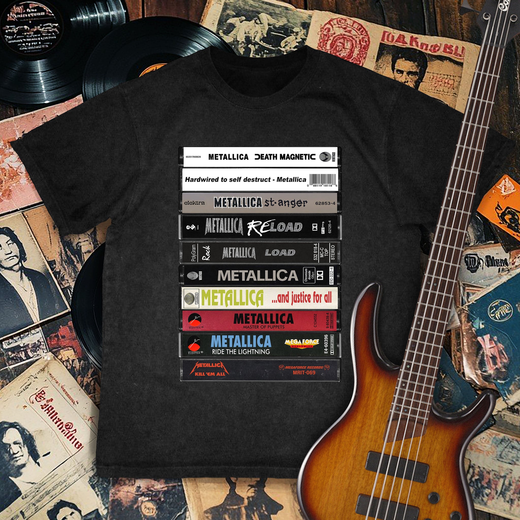 Van Halen Albums Cassette Retro Collection Premium Unisex T-Shirt