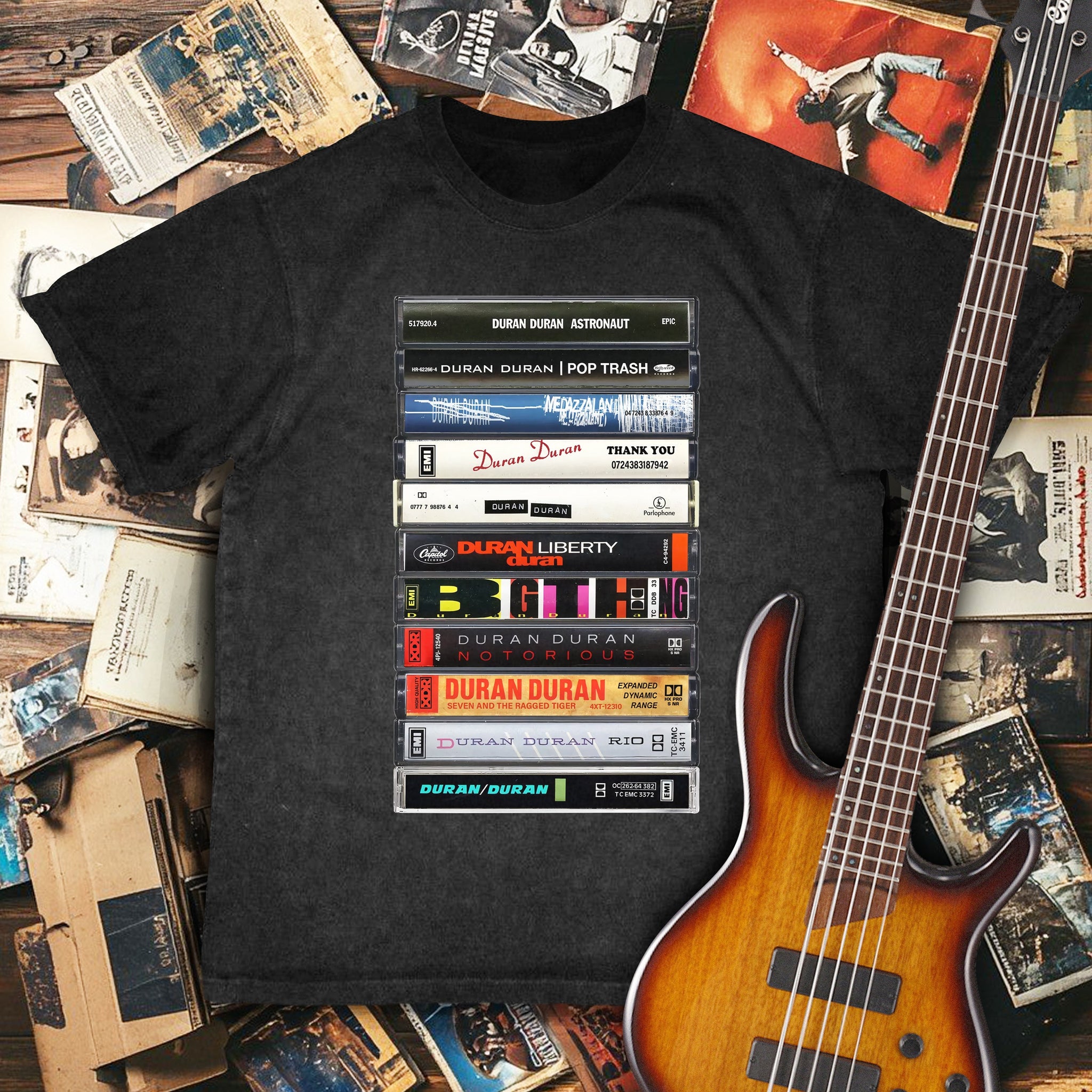 Duran Duran Albums Cassette Retro Collection Premium Unisex T-Shirt