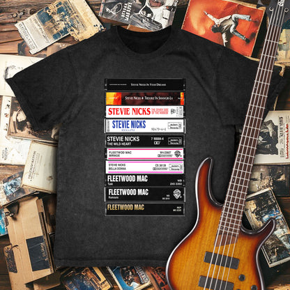 Stevie Nicks Albums Cassette Retro Collection Premium Unisex T-Shirt