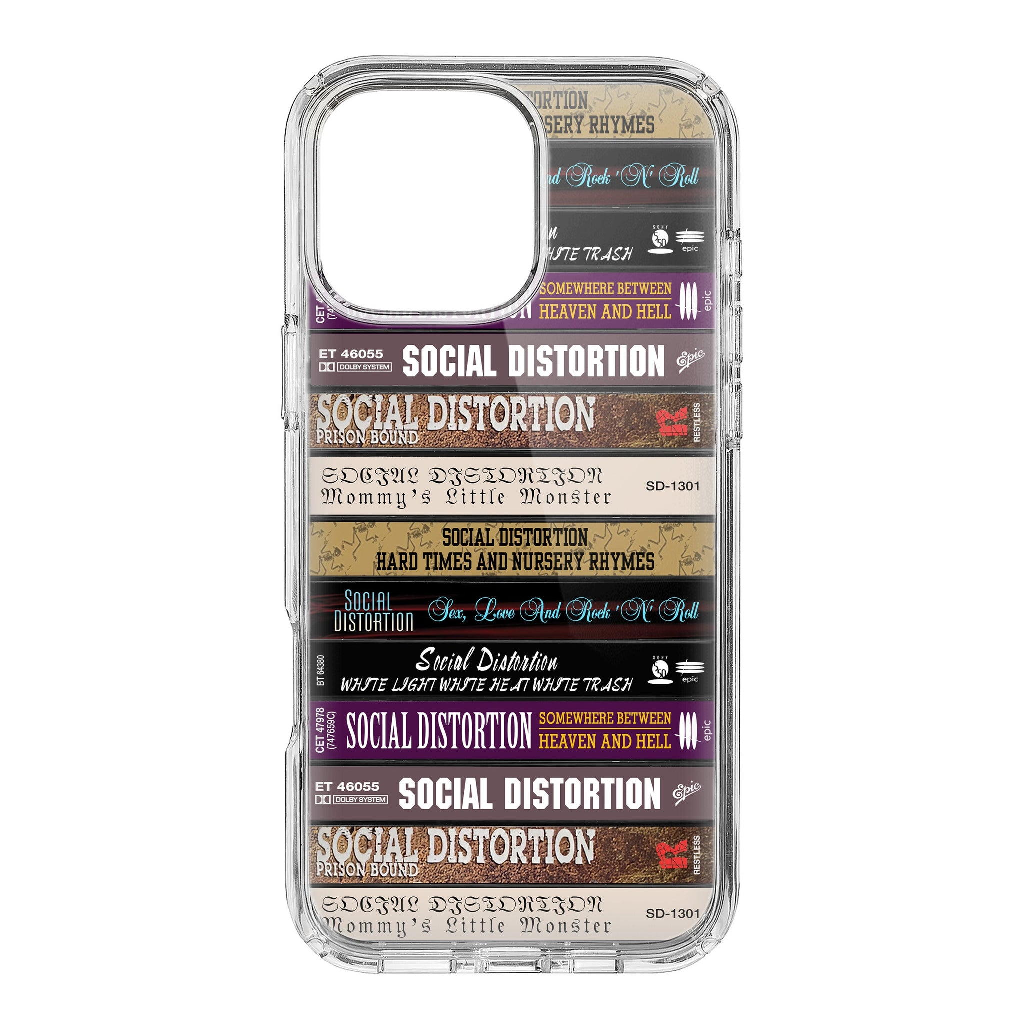 Social Distortion Albums Cassette Collection Retro Phone Case