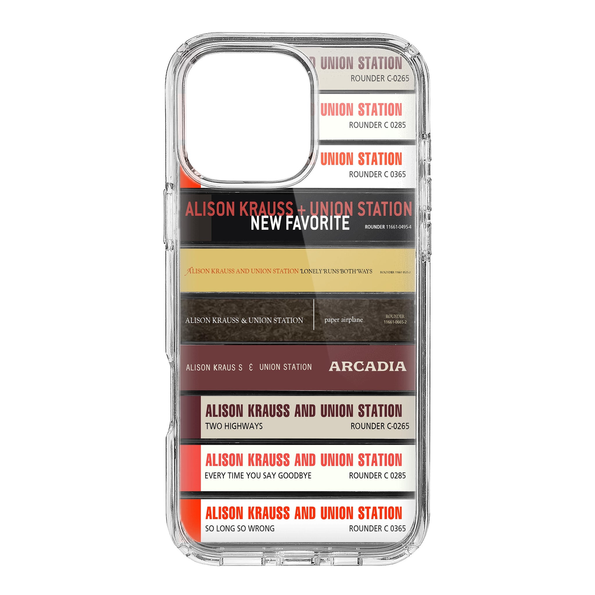 Alison Krauss & Union Station Albums Cassette Collection Retro Phone Case