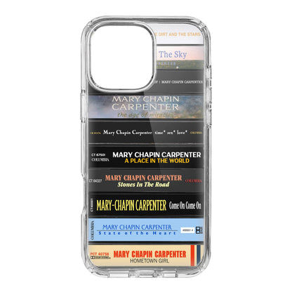 Mary Chapin Carpenter Albums Cassette Collection Retro Phone Case