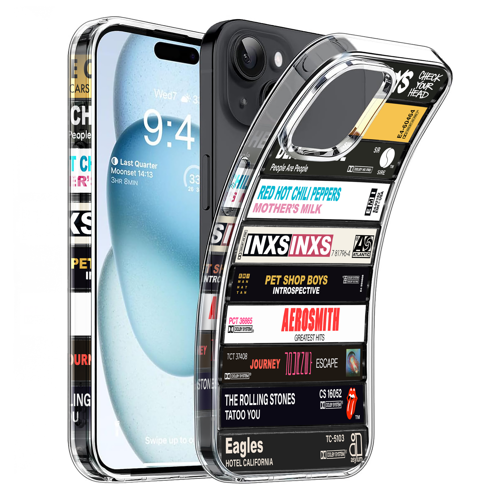 80's Rock Albums Cassette Collection Retro Phone Case