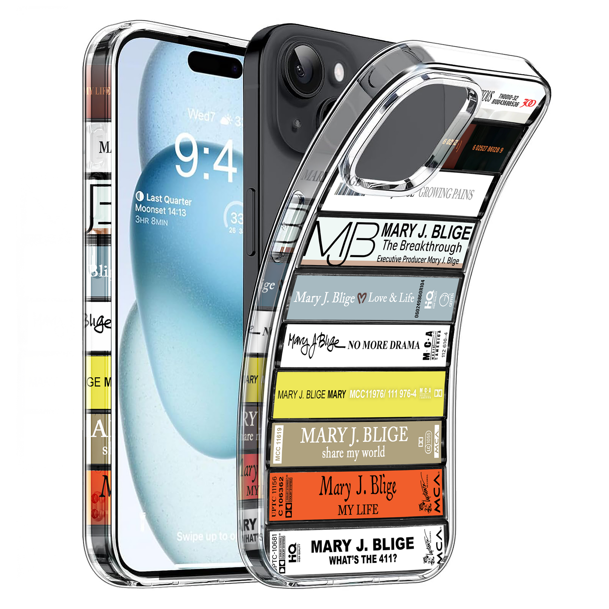 Mary J. Blige Albums Cassette Collection Retro Phone Case