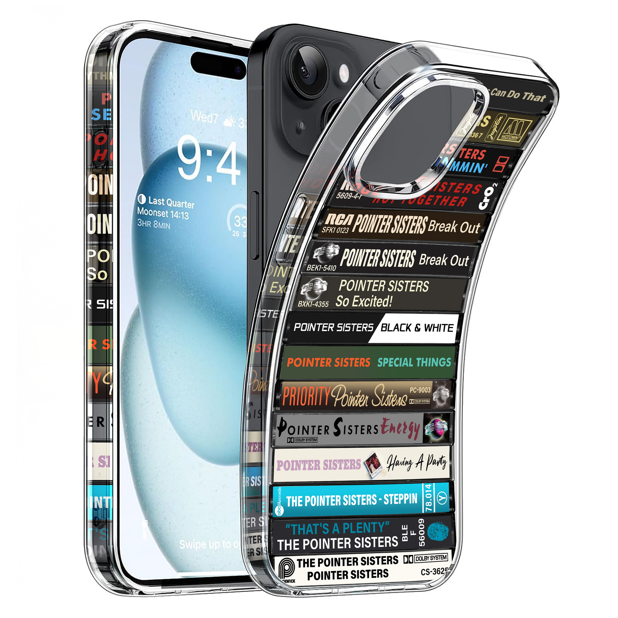 Pointer Sisters Albums Cassette Collection Retro Phone Case