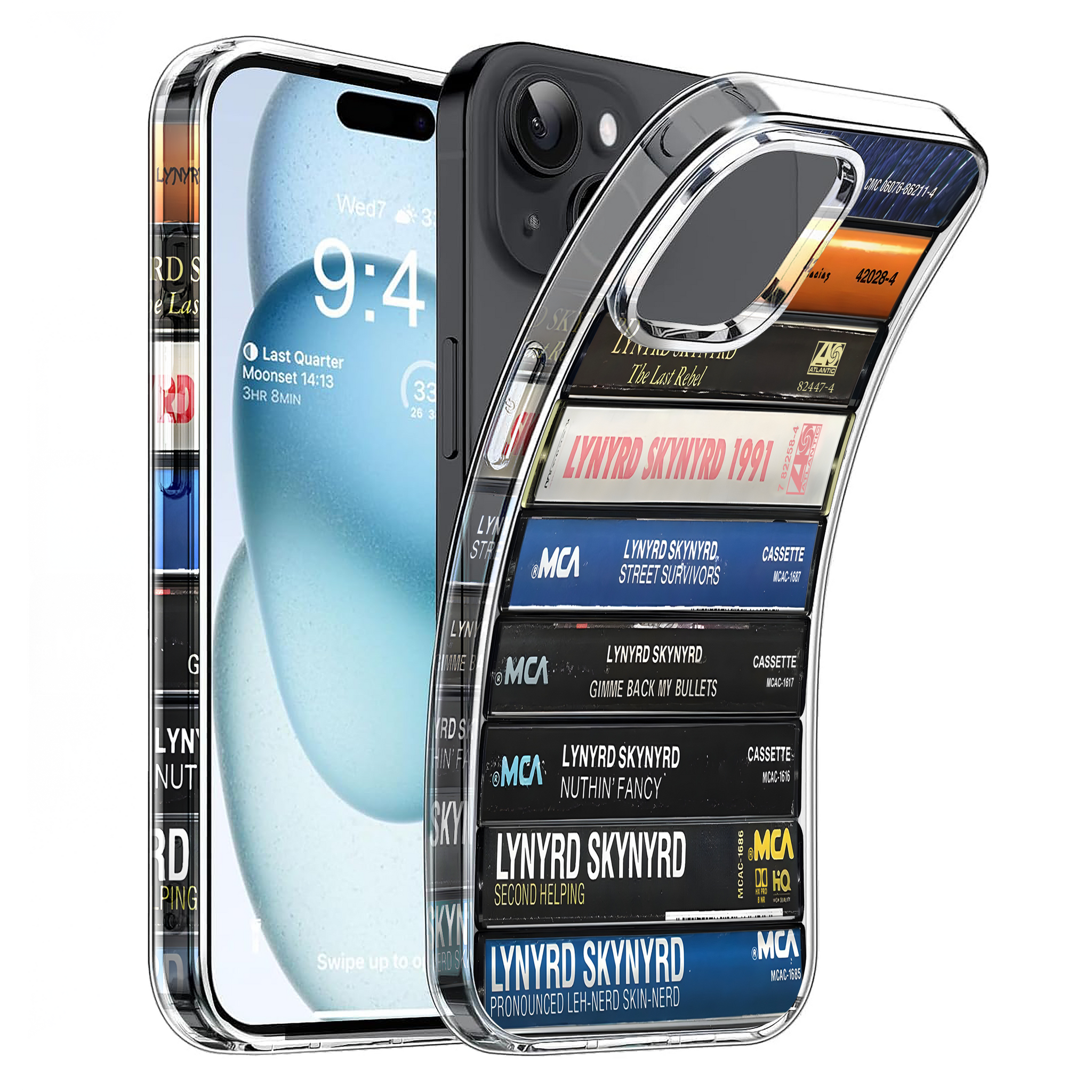 Lynyrd Skynyrd Albums Cassette Collection Retro Phone Case