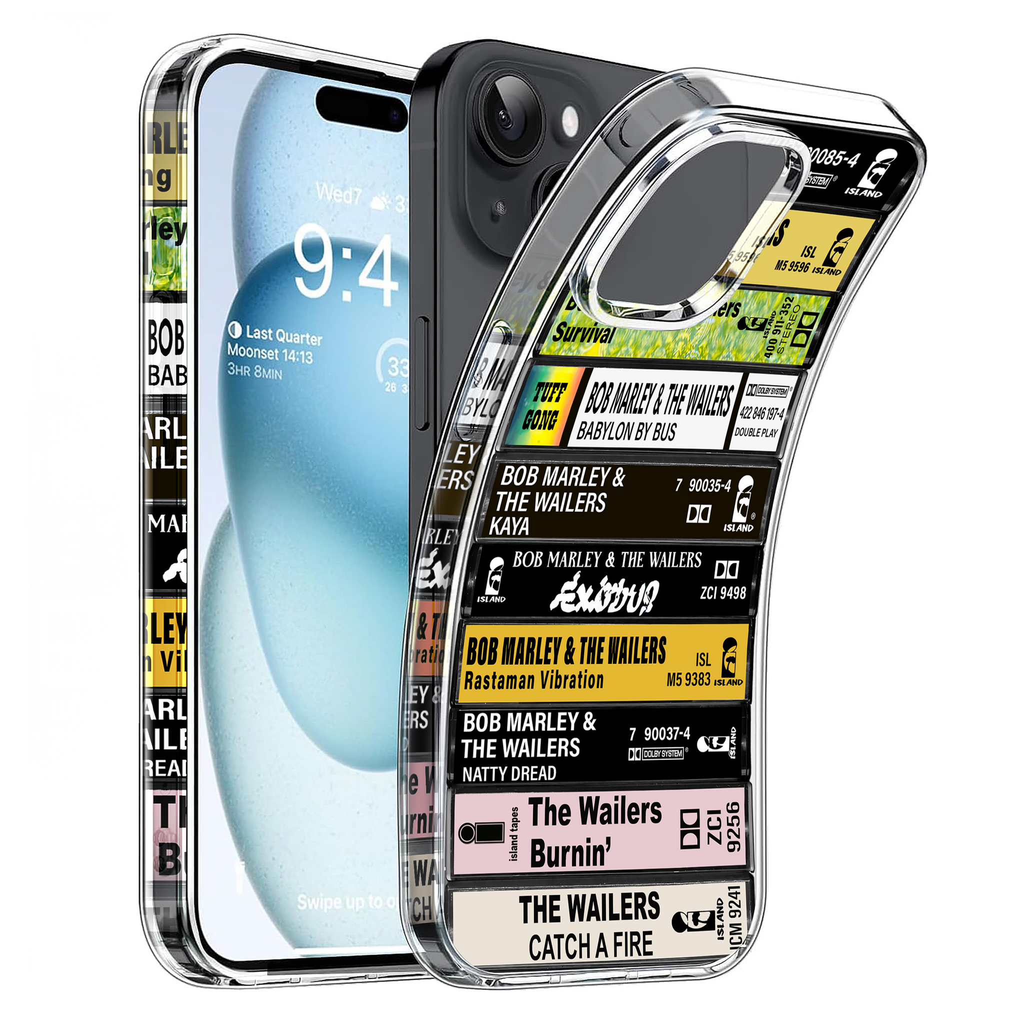Bob Marley Albums Cassette Collection Retro Phone Case