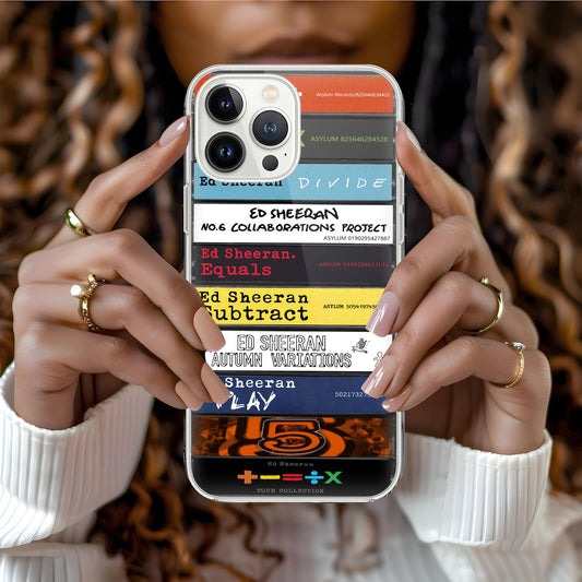 Ed Sheeran Albums Cassette Collection Retro Phone Case