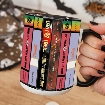 Dru Hill Albums Cassette Collection Retro Accent Edge-to-Edge Printed Mug