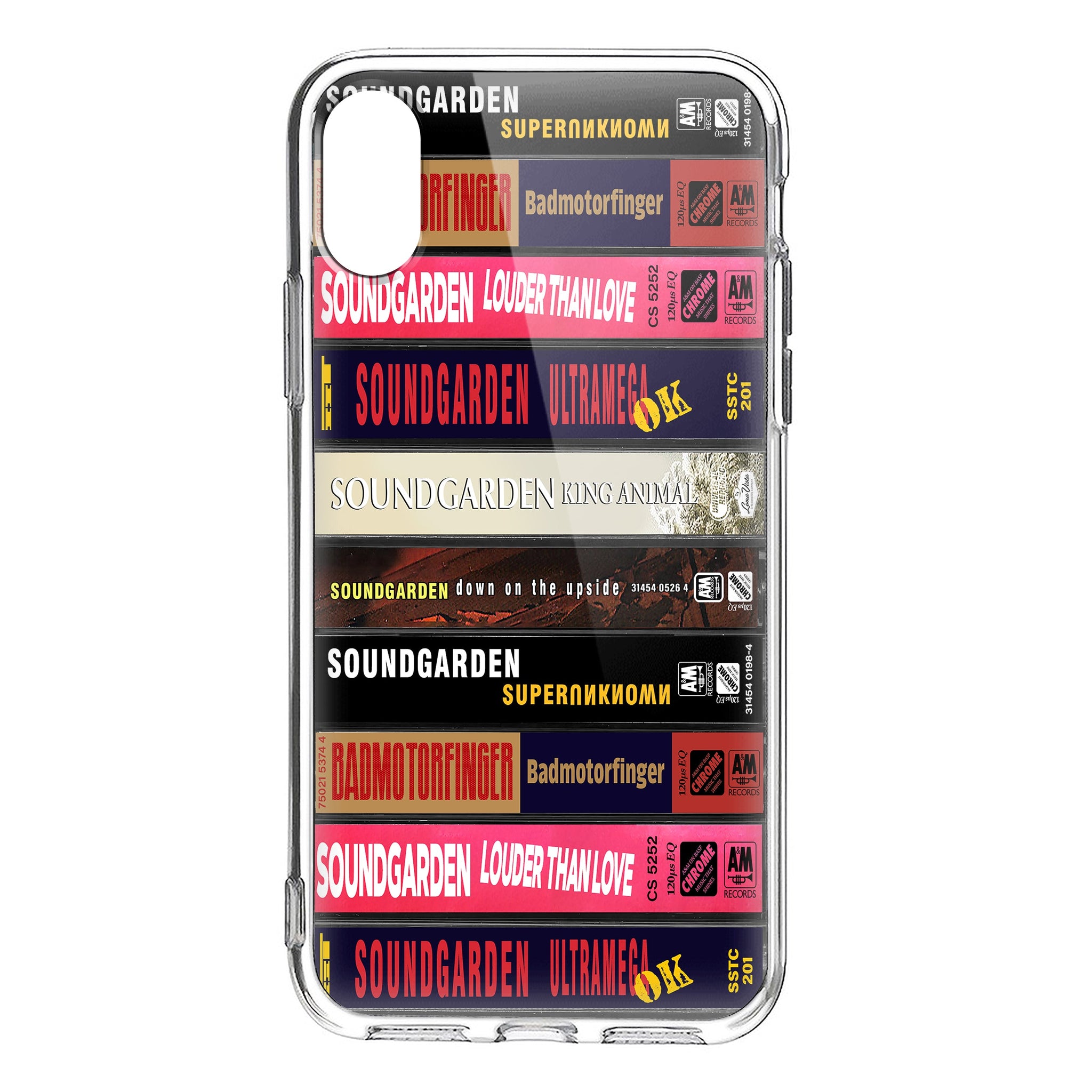 Soundgarden Albums Cassette Collection Retro Phone Case
