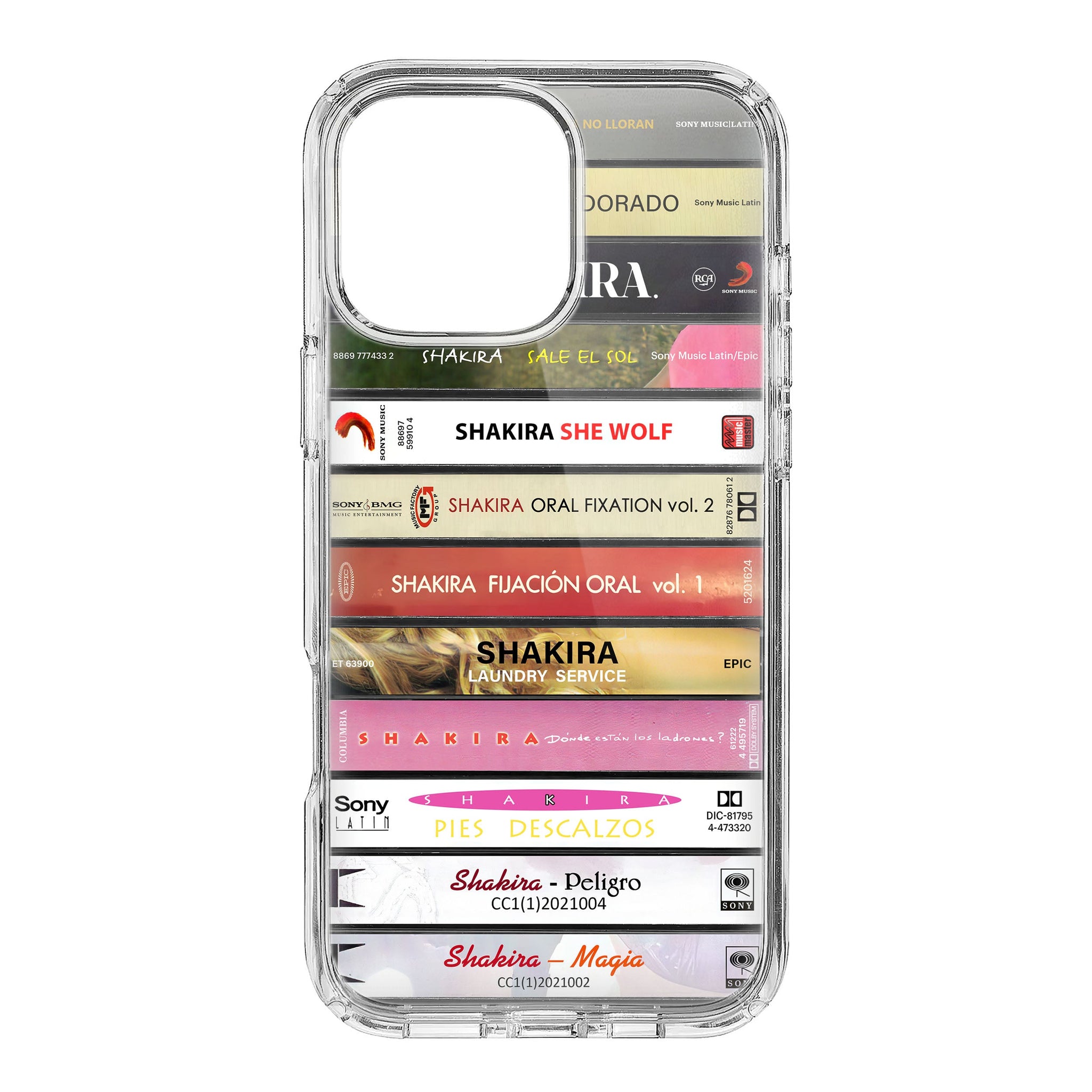 Shakira Albums Cassette Collection Retro Phone Case