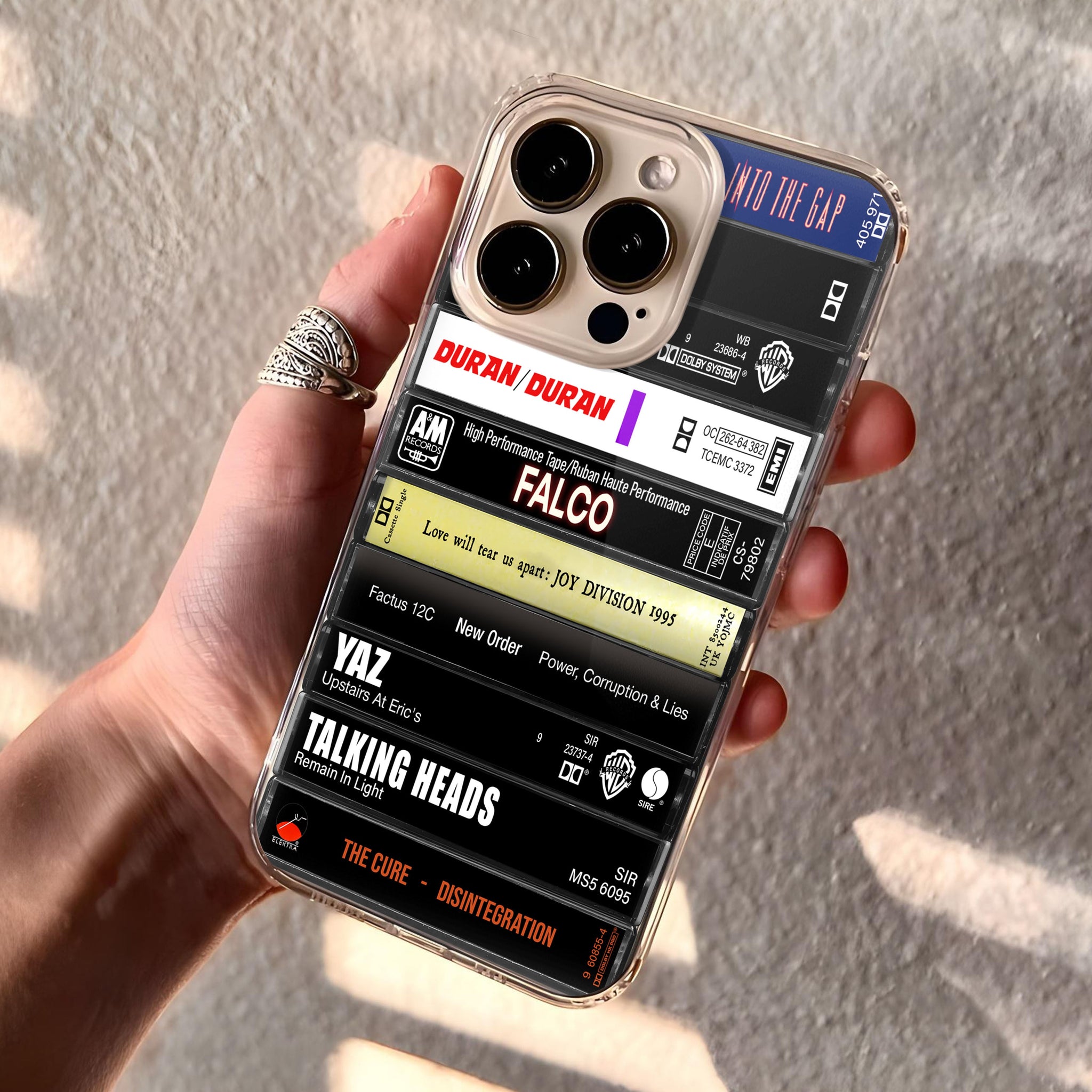 New Wave Music Albums Cassette Collection Retro Phone Case