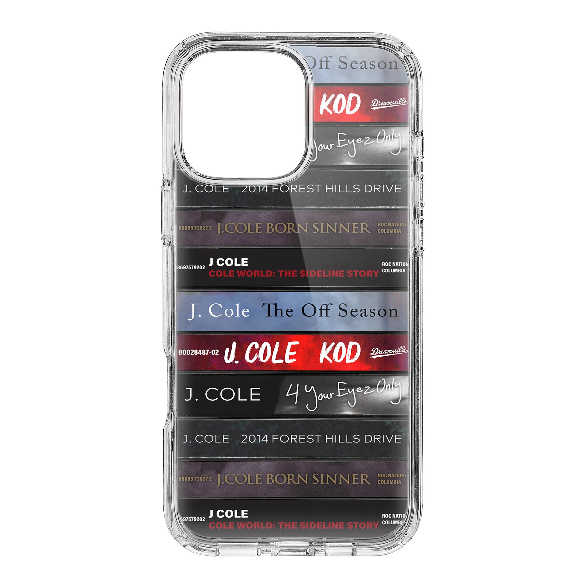J.Cole Albums Cassette Collection Retro Phone Case