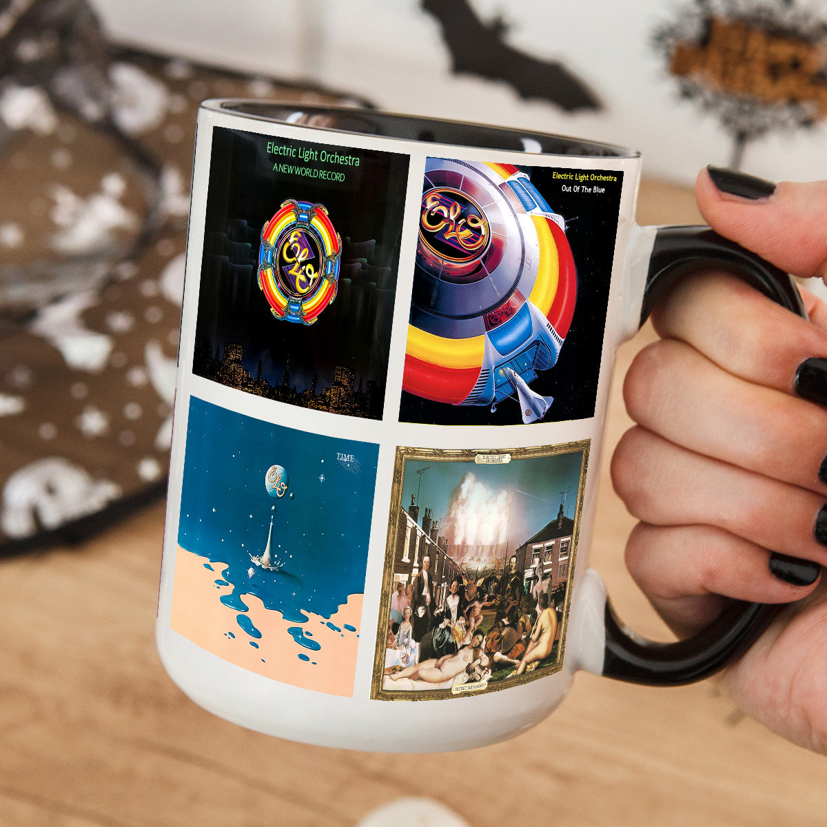 Electric Light Orchestra Albums Cover 80s Collection Retro Mug