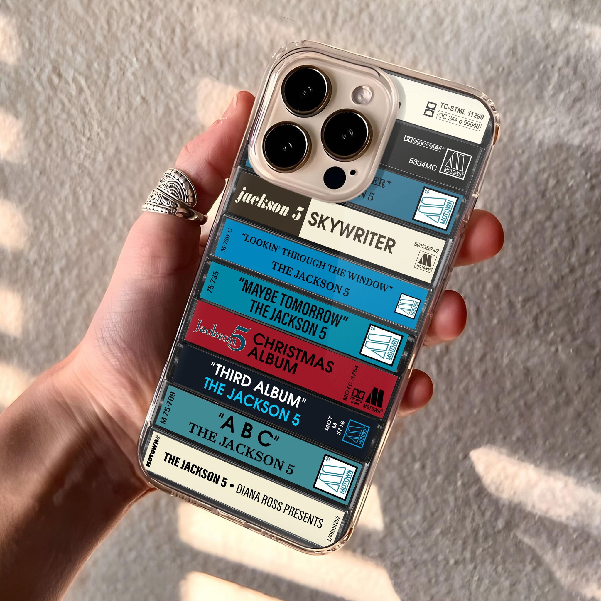 The Jackson 5 Albums Cassette Collection Retro Phone Case
