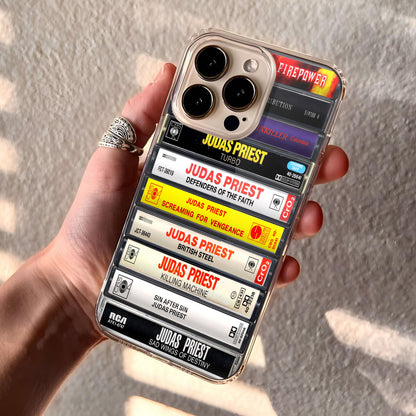Judas Priest Albums Cassette Collection Retro Phone Case