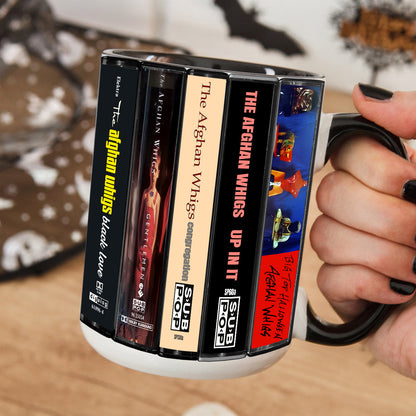 The Afghan Whigs Albums Cassette Collection Retro Accent Mug
