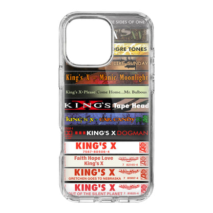 King's X Albums Cassette Collection Retro Phone Case