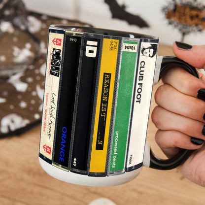 Kaskabian Albums Cassette Retro Collection Accent Mug