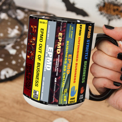 EPMD Albums Cassette Collection Retro Accent Mug