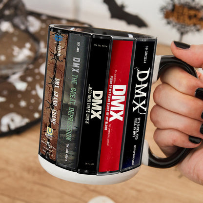 DMX Albums Cassette Collection Retro Accent Mug