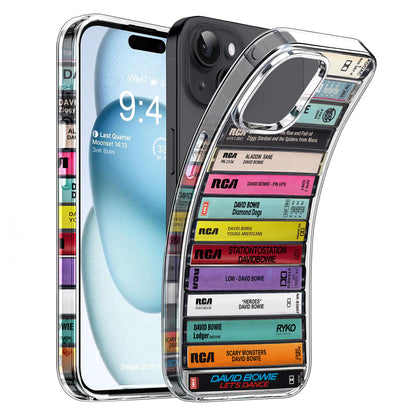 David Bowie Albums Cassette Collection Retro MagSafe Phone Case