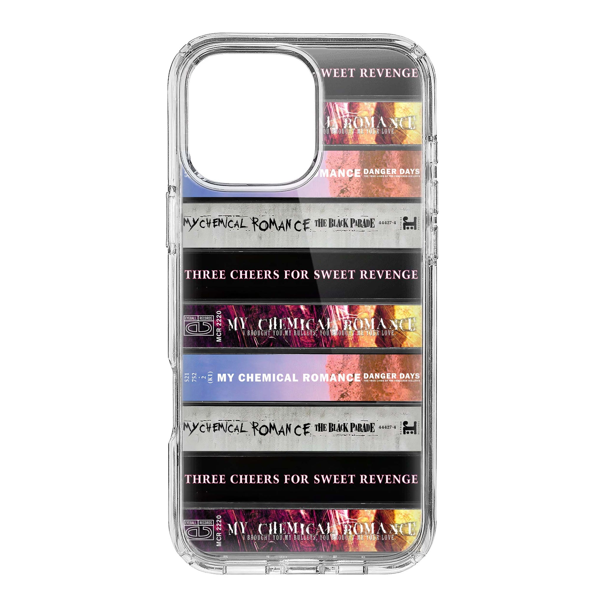 My Chemical Romance Albums Cassette Collection Retro Phone Case
