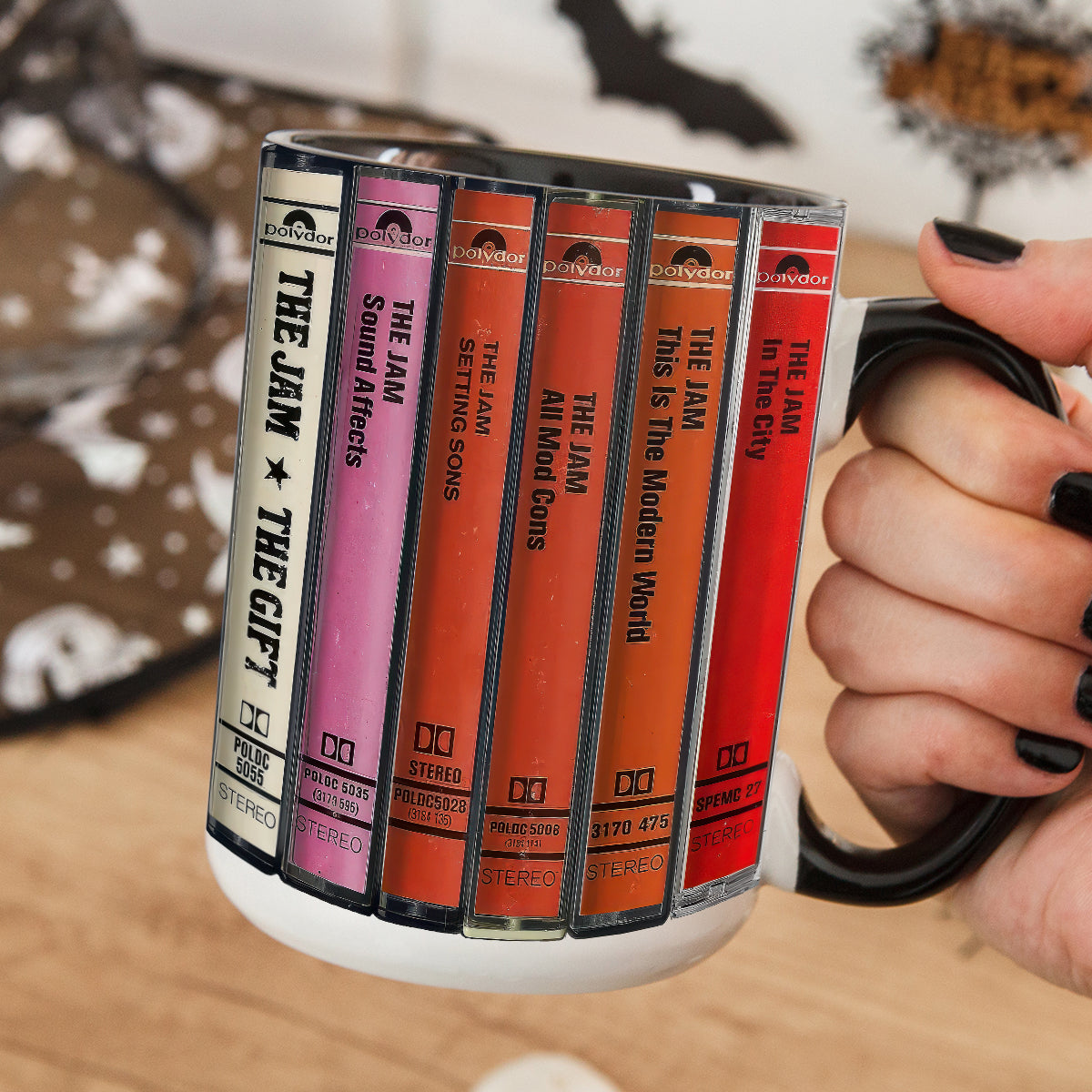 The Jam Albums Cassette Retro Collection Accent Mug