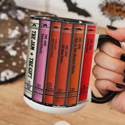 The Jam Albums Cassette Retro Collection Accent Mug