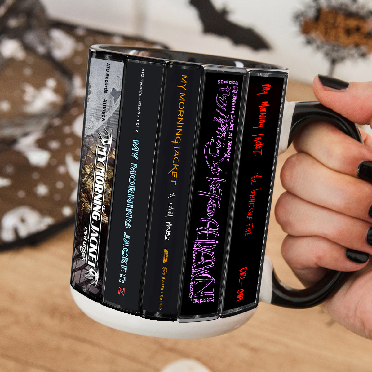 My Morning Jacket Albums Cassette Collection Retro Accent Mug