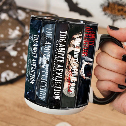 The Amity Affliction Albums Cassette Collection Retro Accent Mug