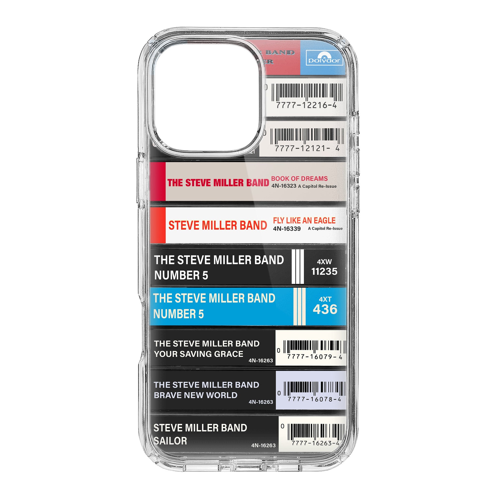 Steve Miller Band Albums Cassette Collection Retro Phone Case