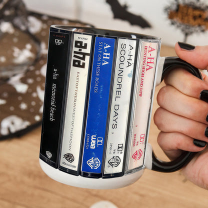 A-Ha Albums Cassette Retro Collection Accent Mug