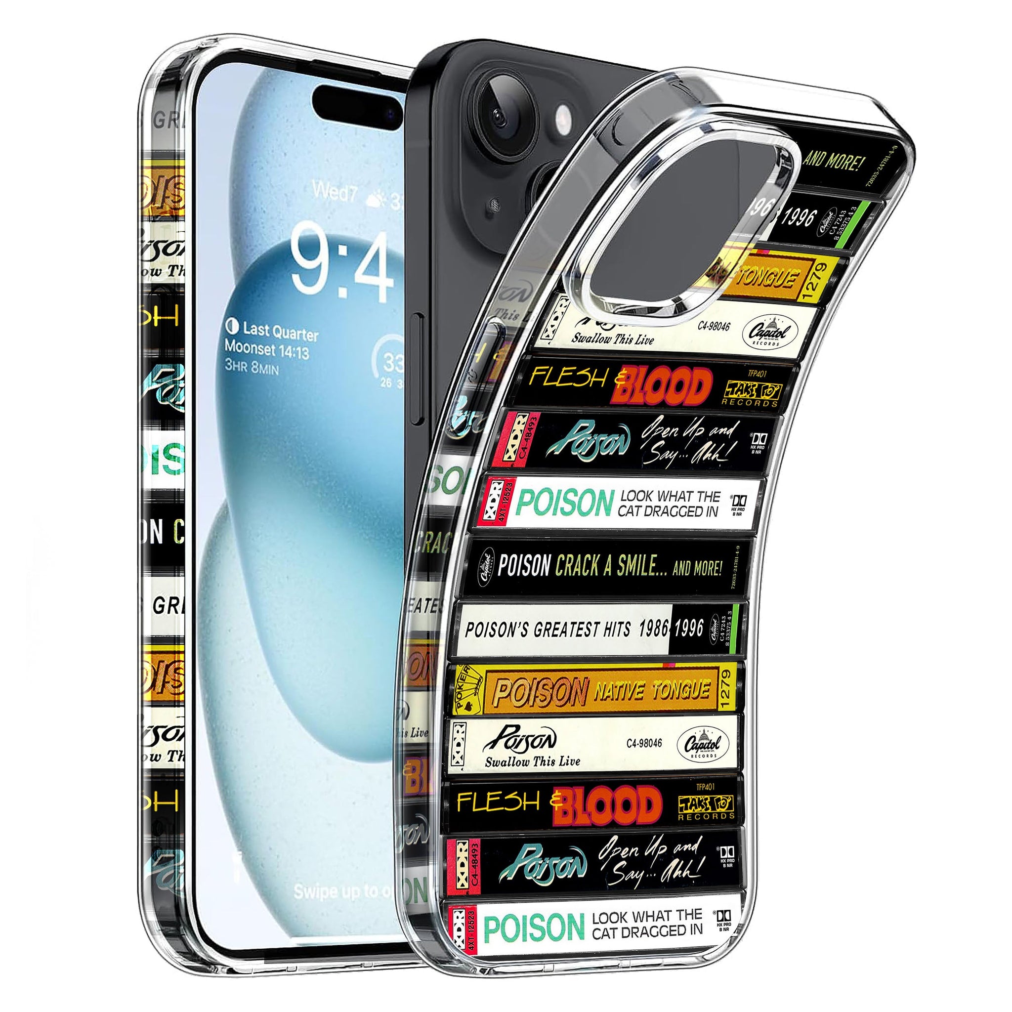 Poison Albums Cassette Collection Retro Phone Case