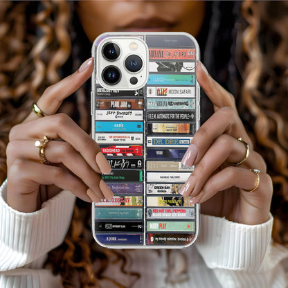 90s Classic Music Albums Cassette Collection Retro Phone Case