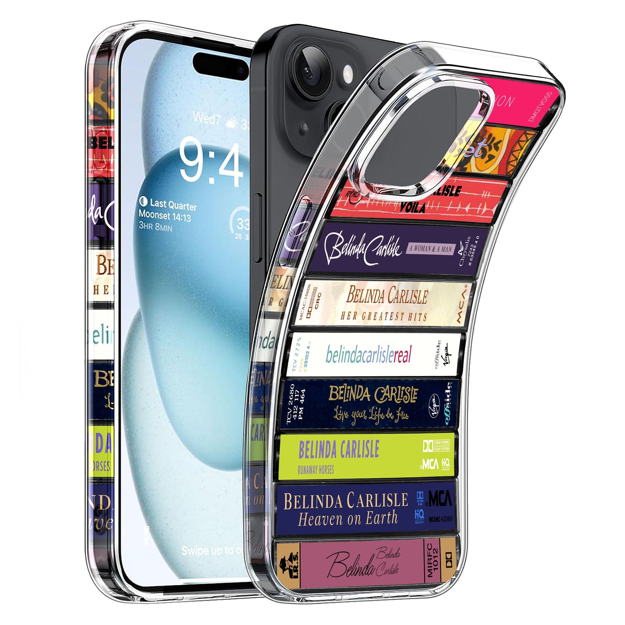 Belinda Carlisle Albums Cassette Collection Retro Phone Case