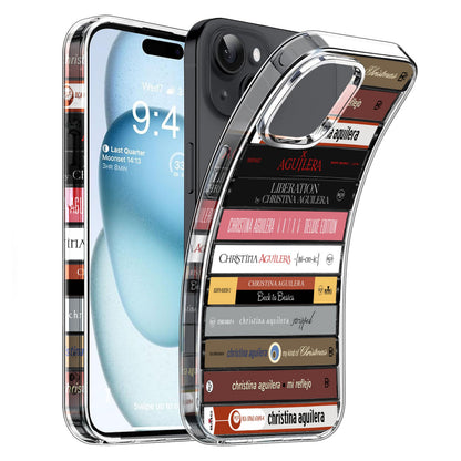Christina Aguilera Albums Cassette Collection Retro Phone Case