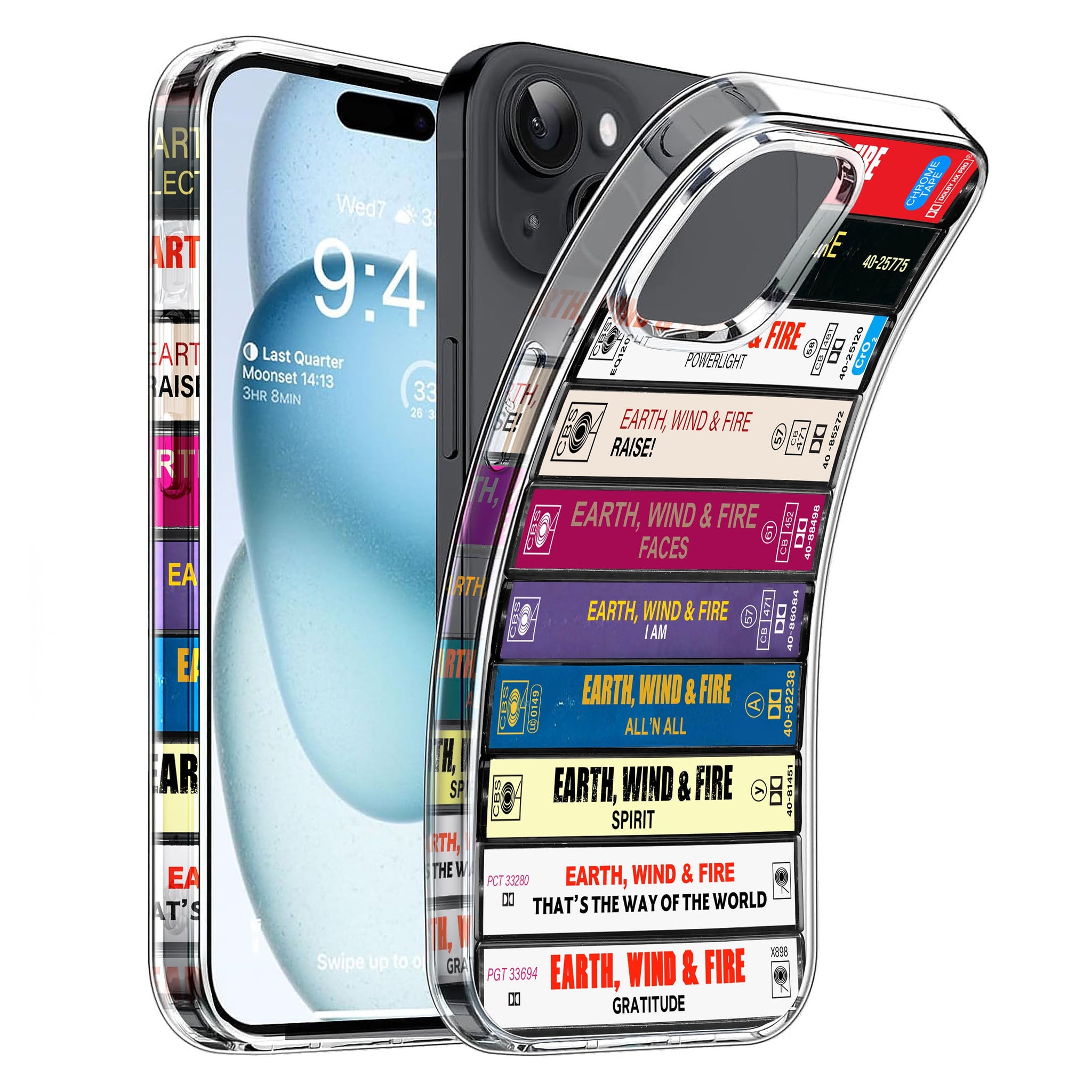 Earth, Wind and Fire Albums Cassette Collection Retro Phone Case