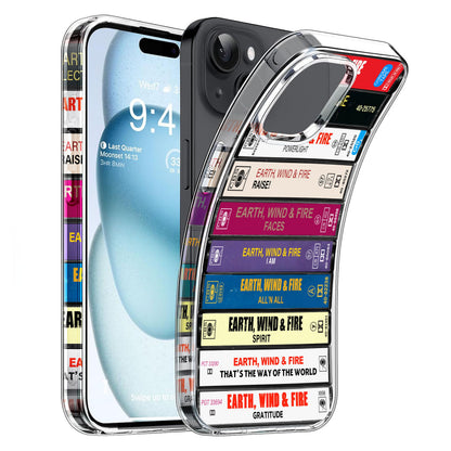 Earth, Wind and Fire Albums Cassette Collection Retro Phone Case
