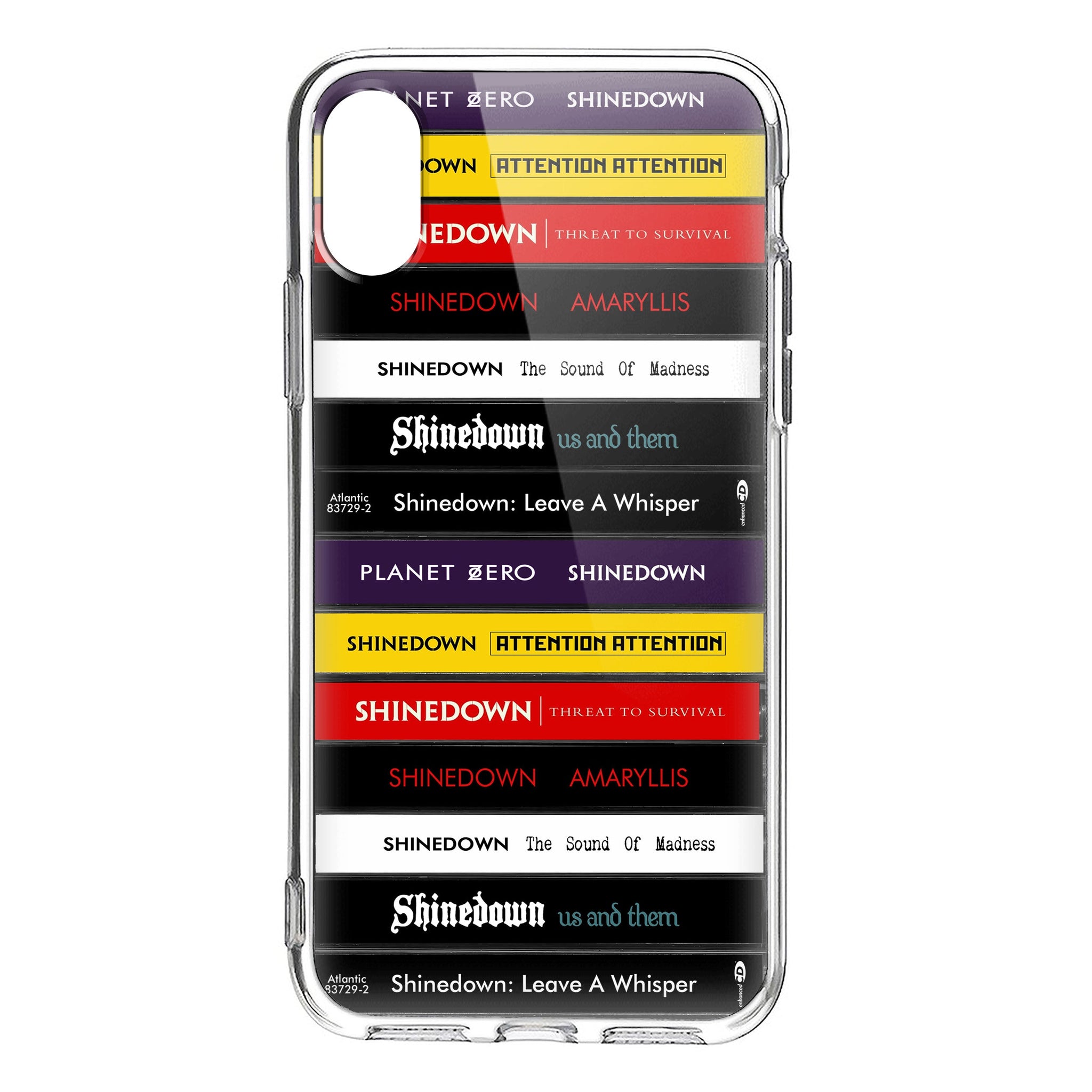 Shinedown Albums Cassette Collection Retro Phone Case