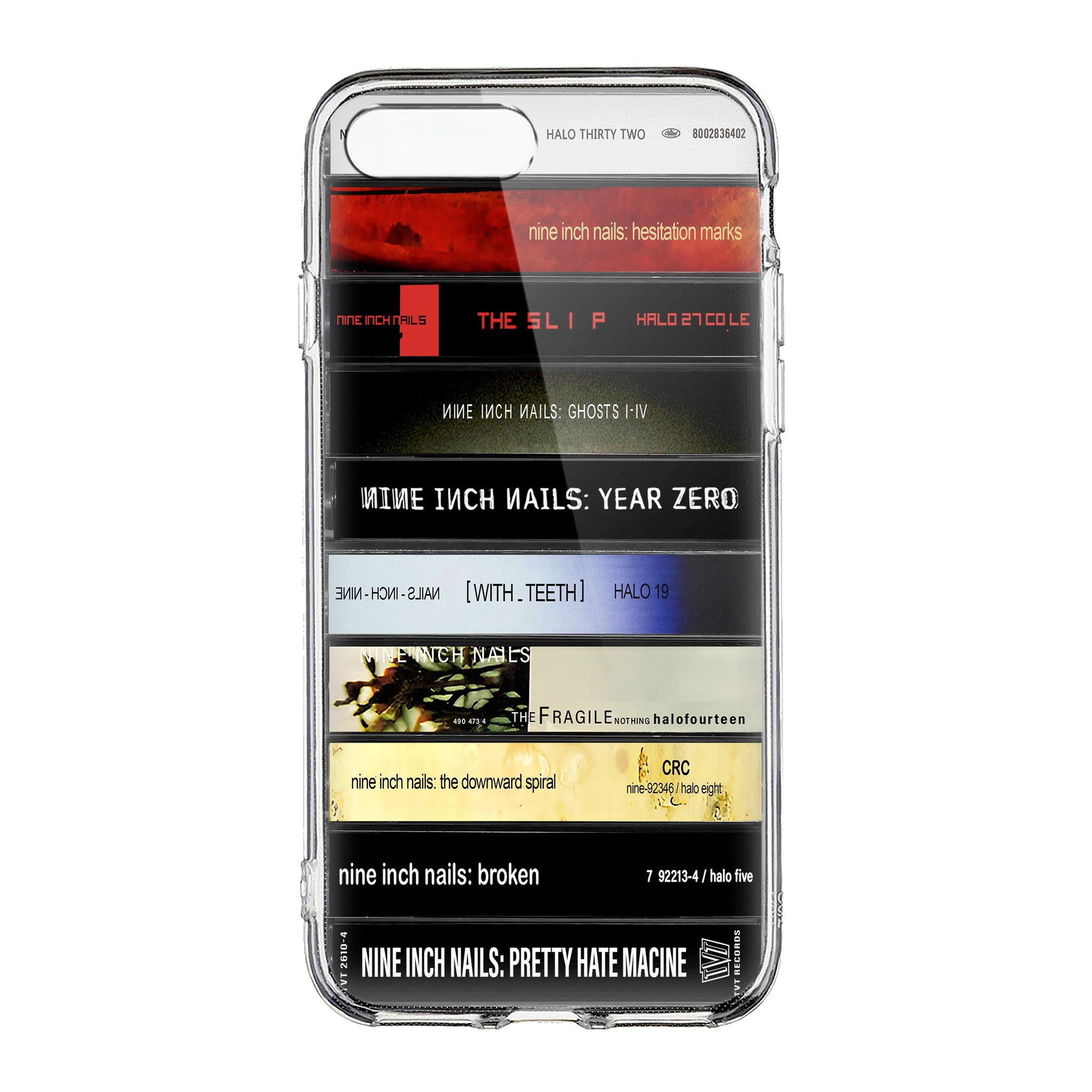 Nine Inch Nails Albums Cassette Collection Retro Phone Case