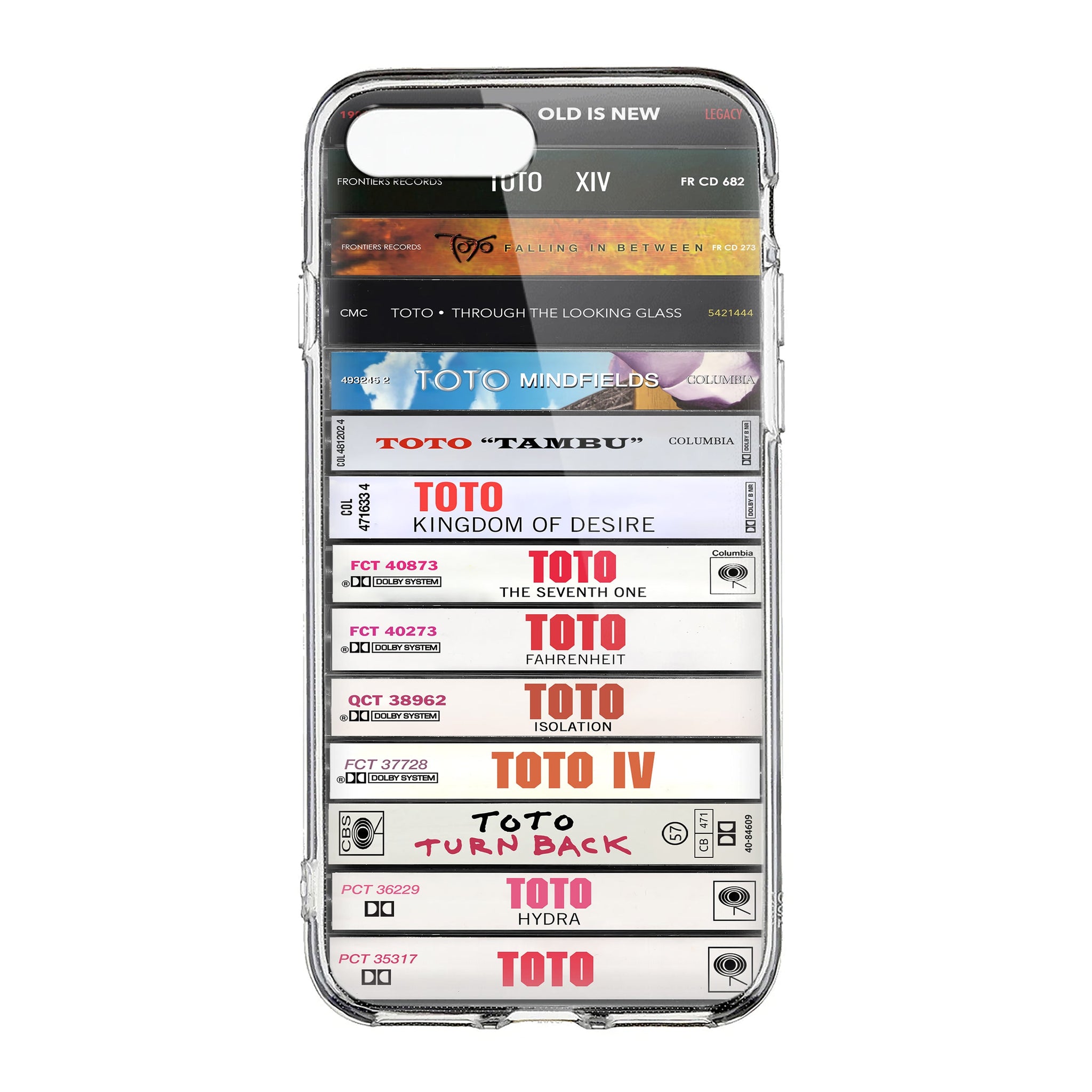 Toto Albums Cassette Collection Retro Phone Case