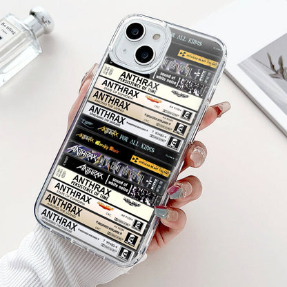 Anthrax Albums Cassette Collection Retro Phone Case