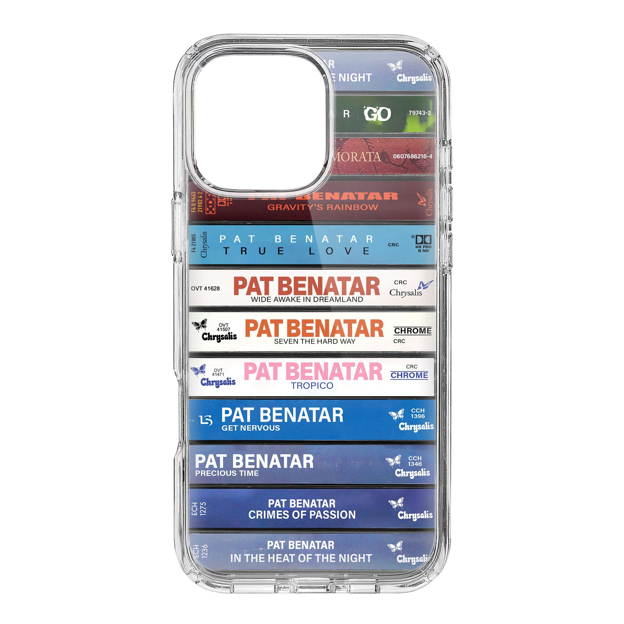 Pat Benatar Albums Cassette Collection Retro Phone Case