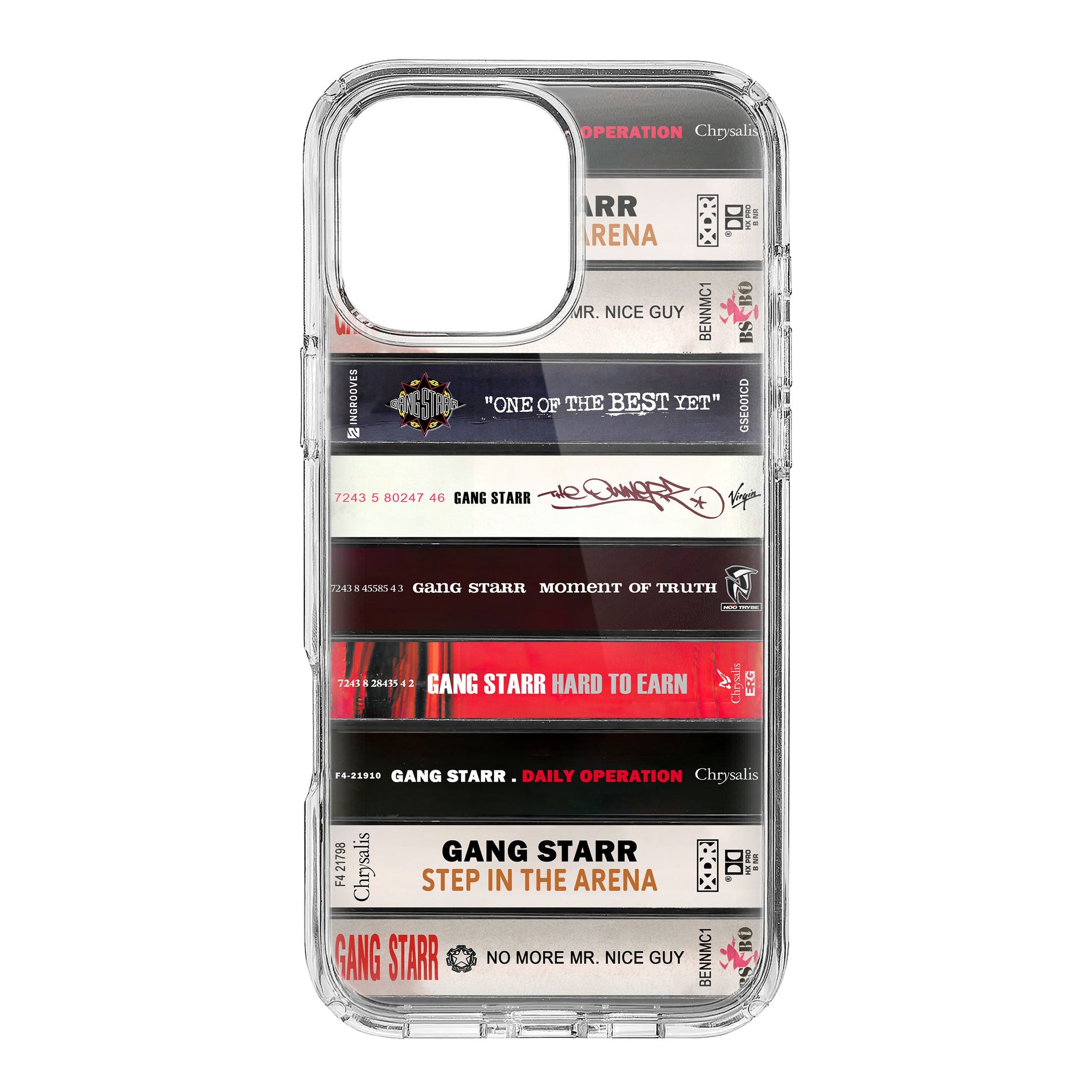 Gang Starr Albums Cassette Collection Retro Phone Case