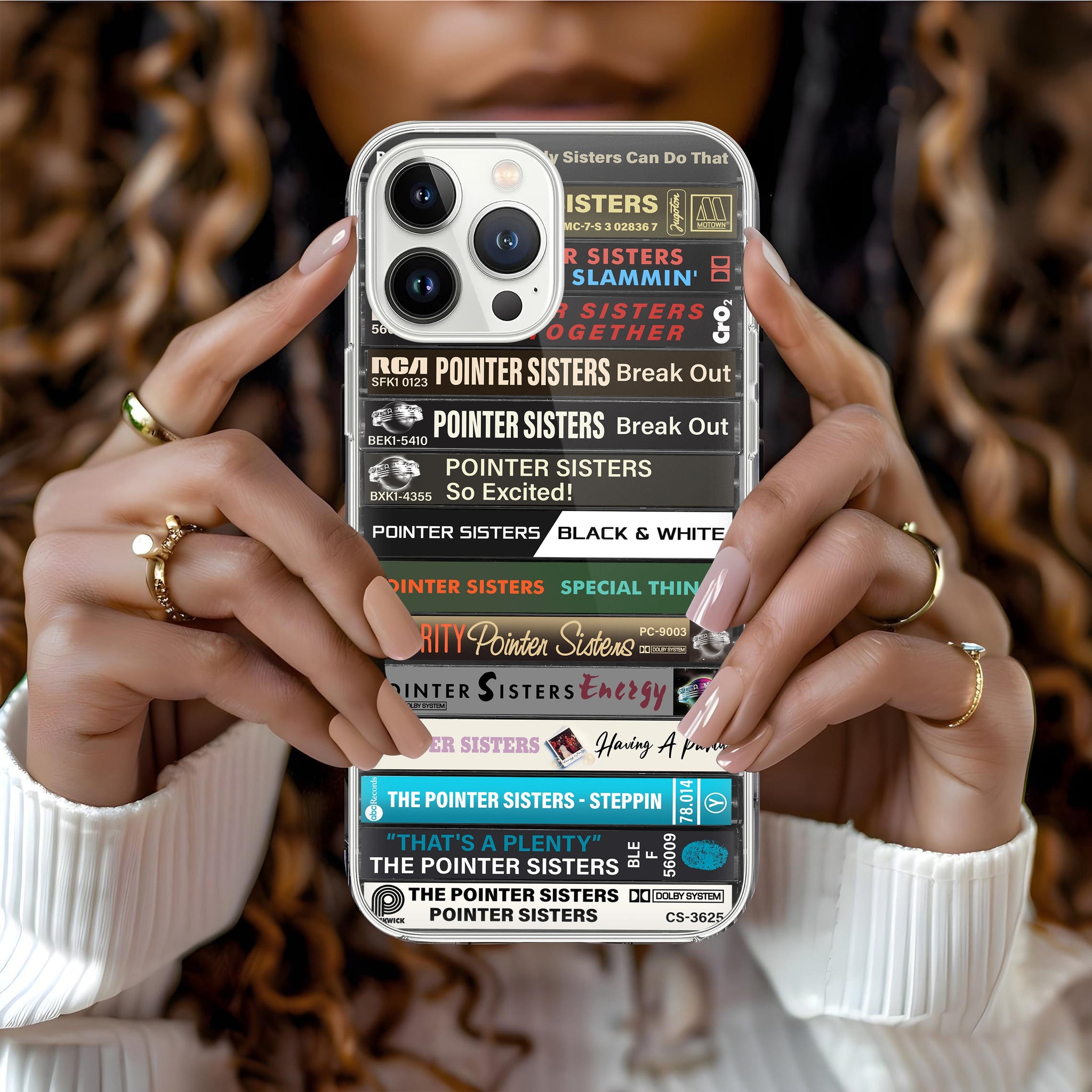 Pointer Sisters Albums Cassette Collection Retro Phone Case