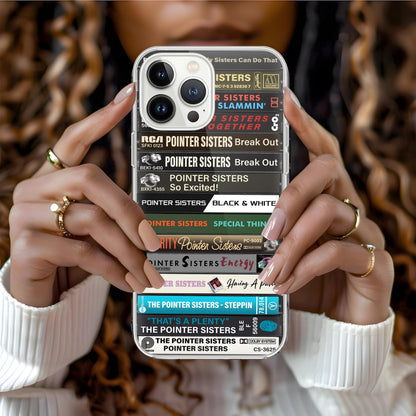 Pointer Sisters Albums Cassette Collection Retro Phone Case